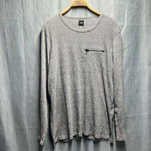 ASOS gray long sleeve top size large